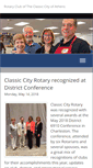 Mobile Screenshot of classiccityrotary.org